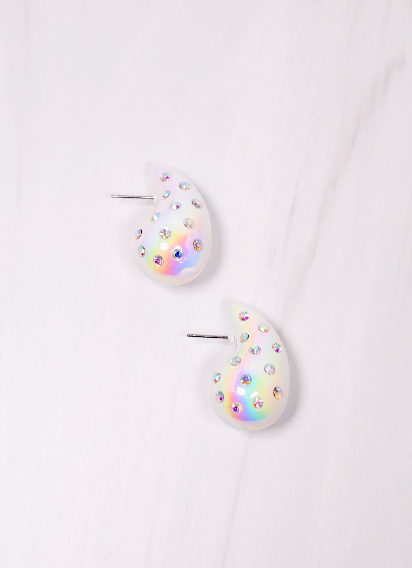 Johanna CZ Drop Earring OPAL