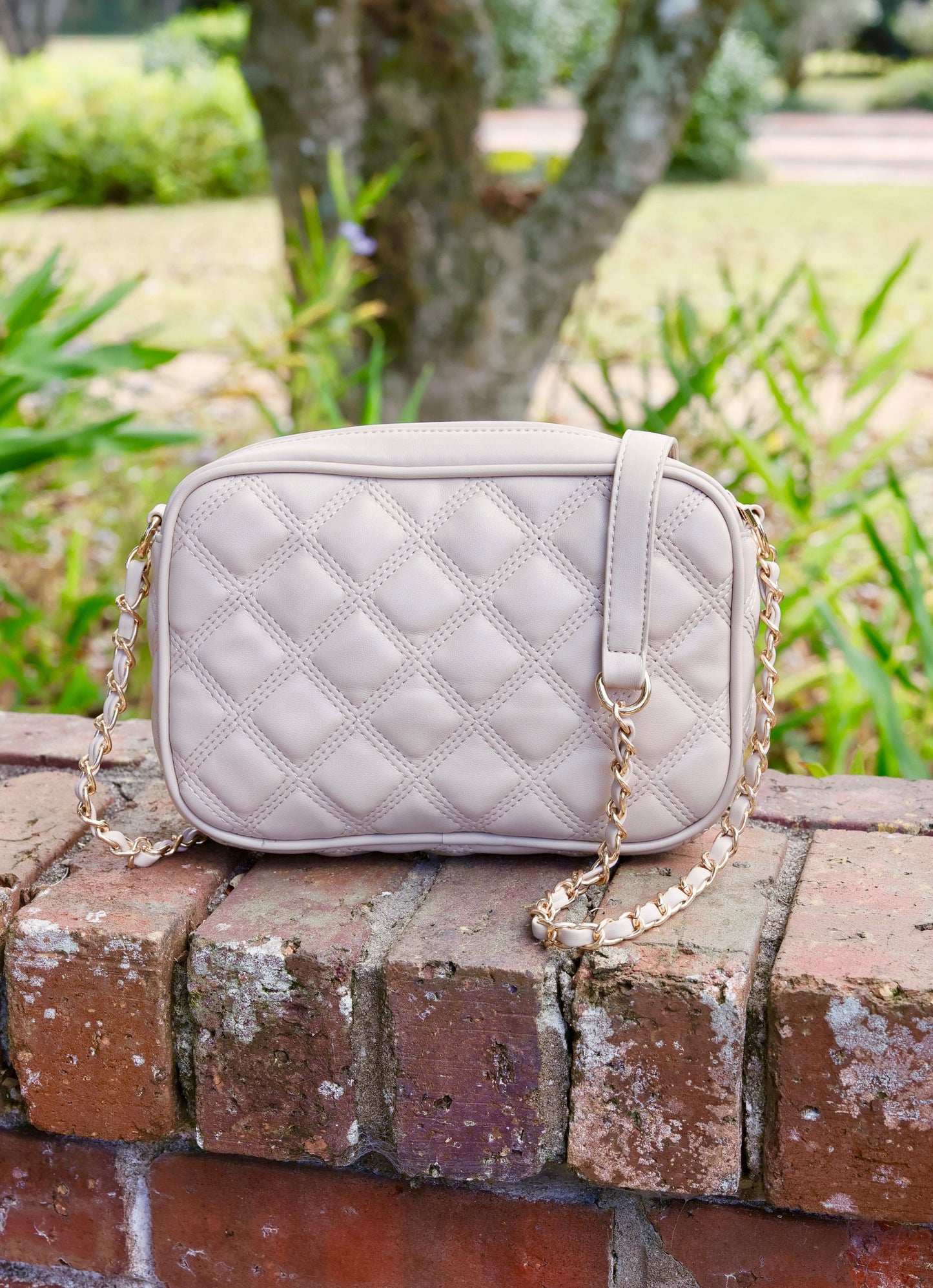 Bryce Crossbody NUDE QUILTED DQ