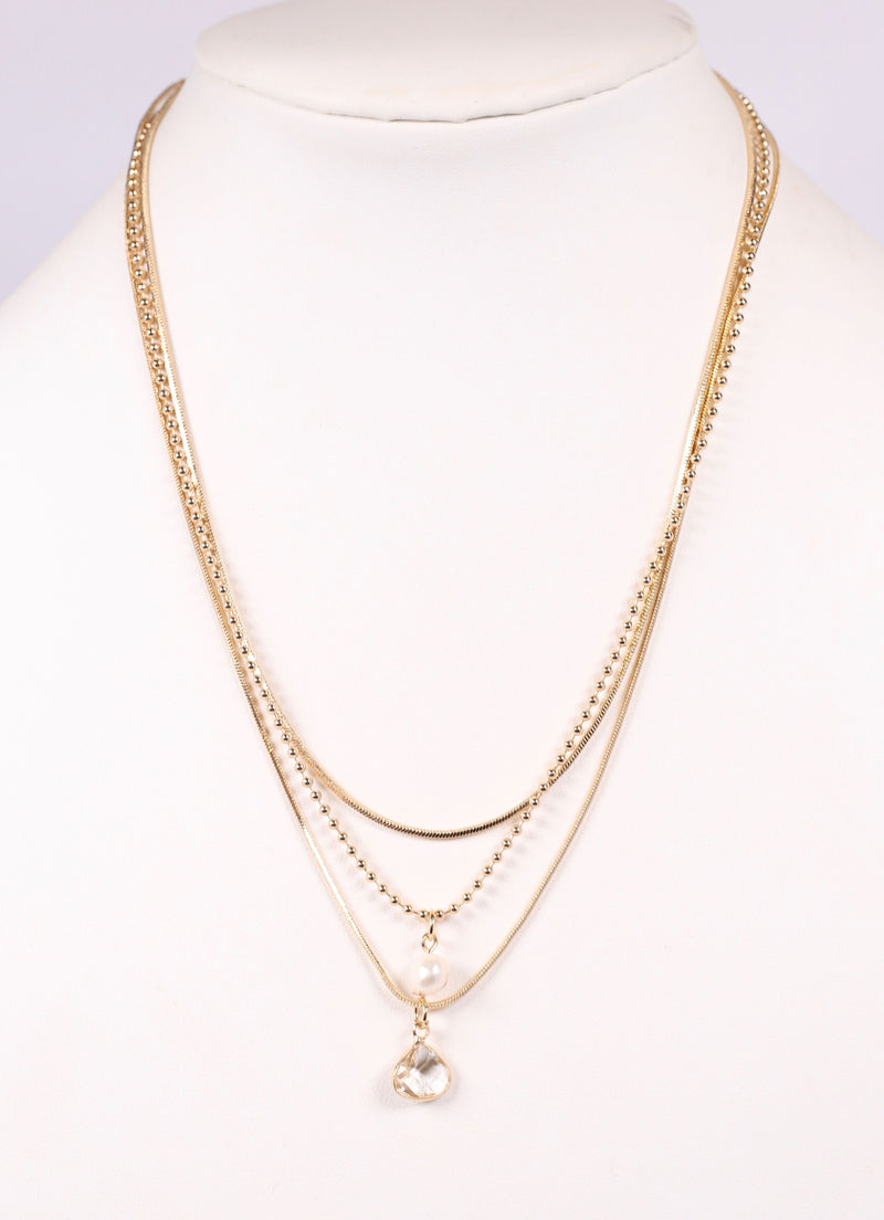 Aldon Layered Necklace GOLD