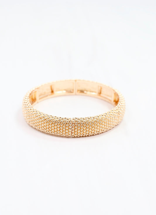 Cleveland Stretch Bracelet Gold