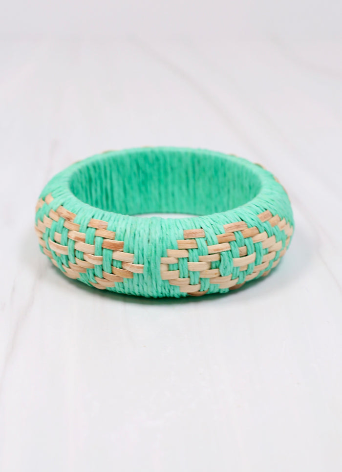Melbourne Woven Bangle TURQUOISE
