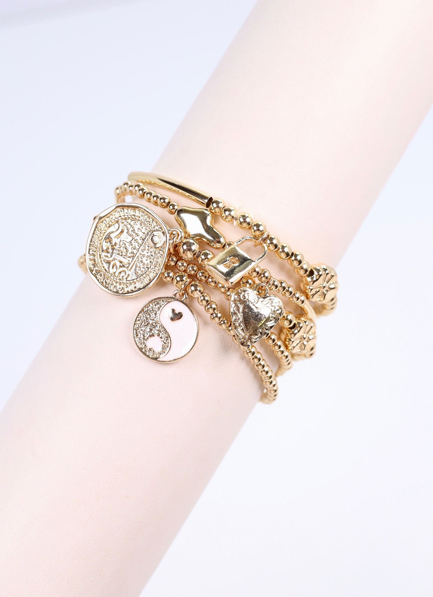 Mareva Charm Bracelet Set GOLD