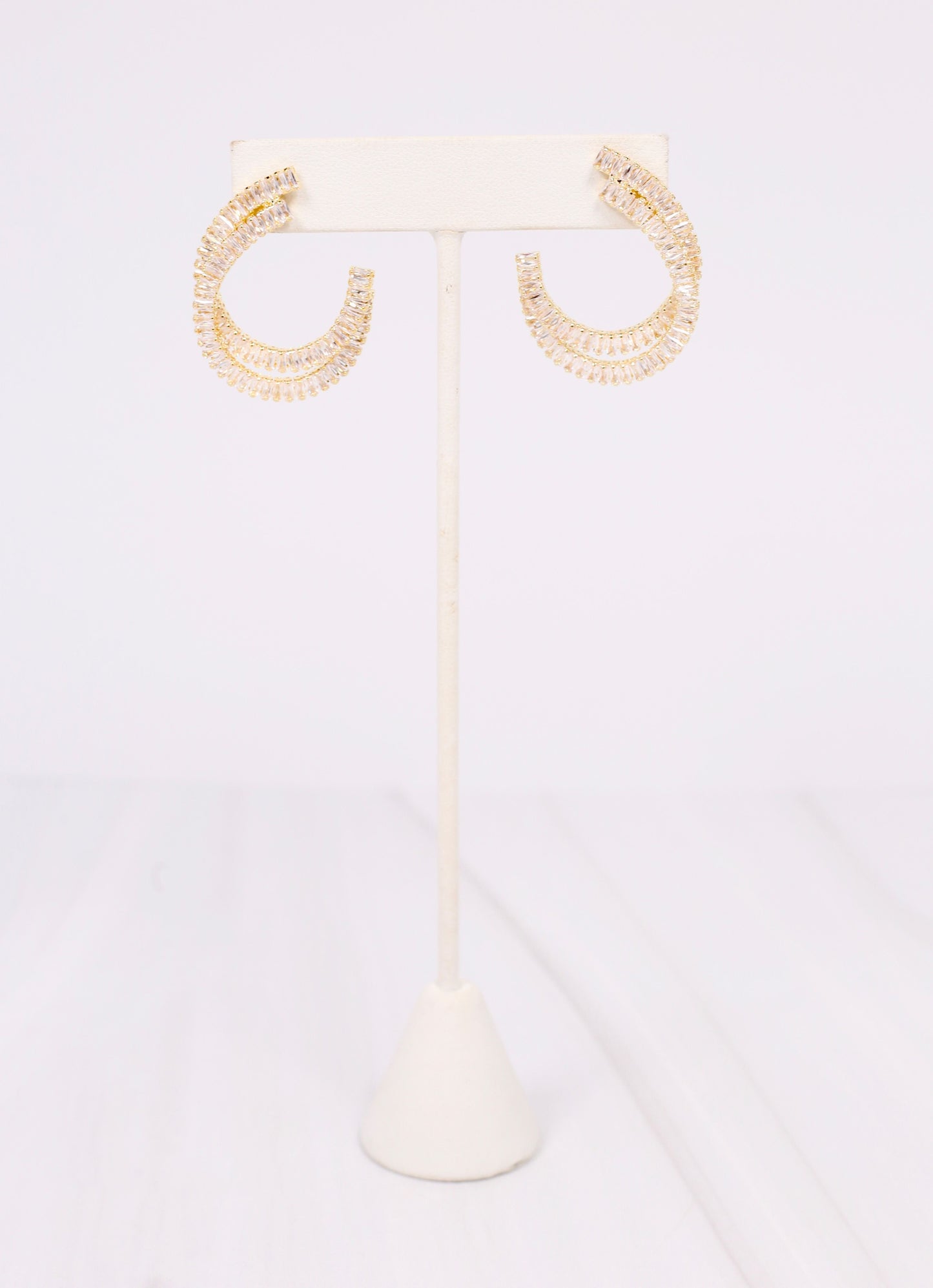 DiLaurentis CZ Earring GOLD