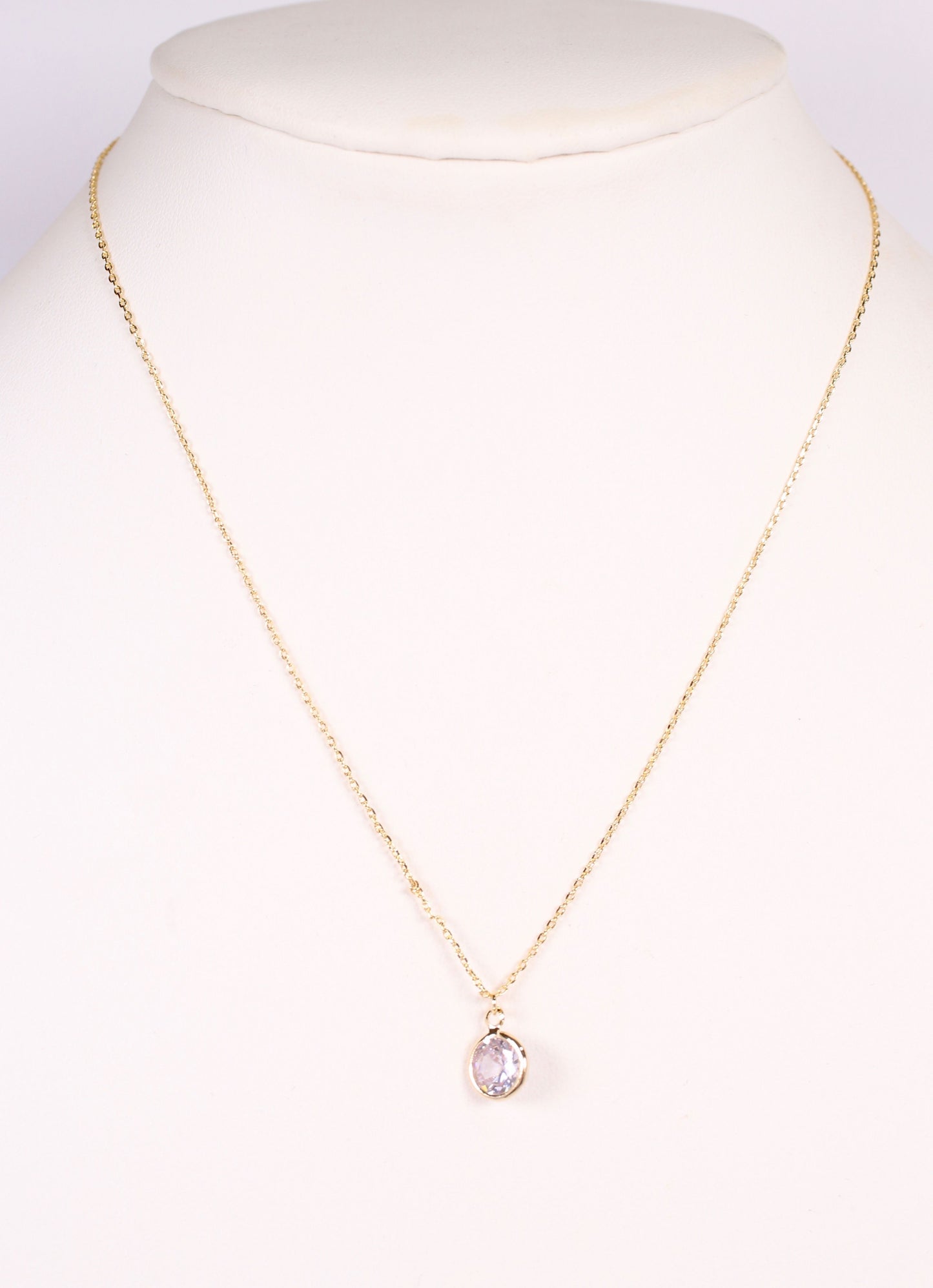 Baumann Crystal Necklace GOLD