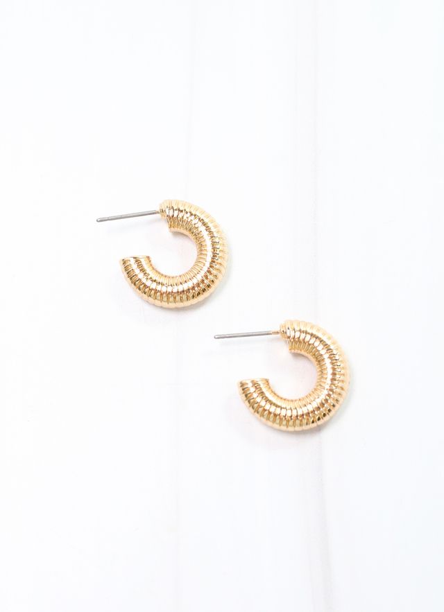 Malina Hoop Earring Gold