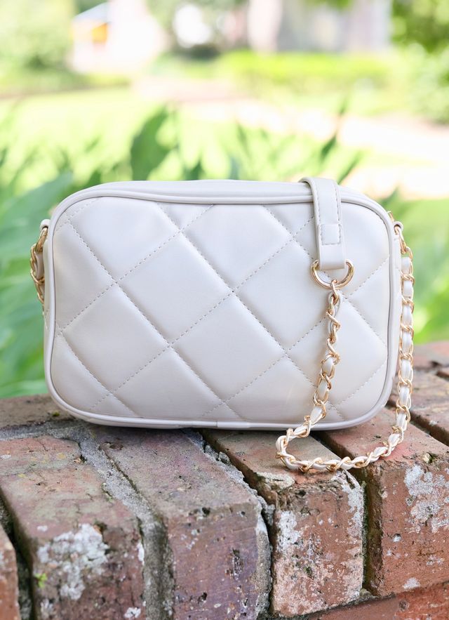 Bryce Crossbody PEARL QUILTED DQ