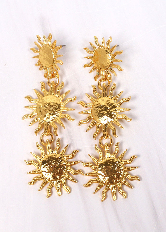 Russell Sunshine Drop Earring SHINY GOLD