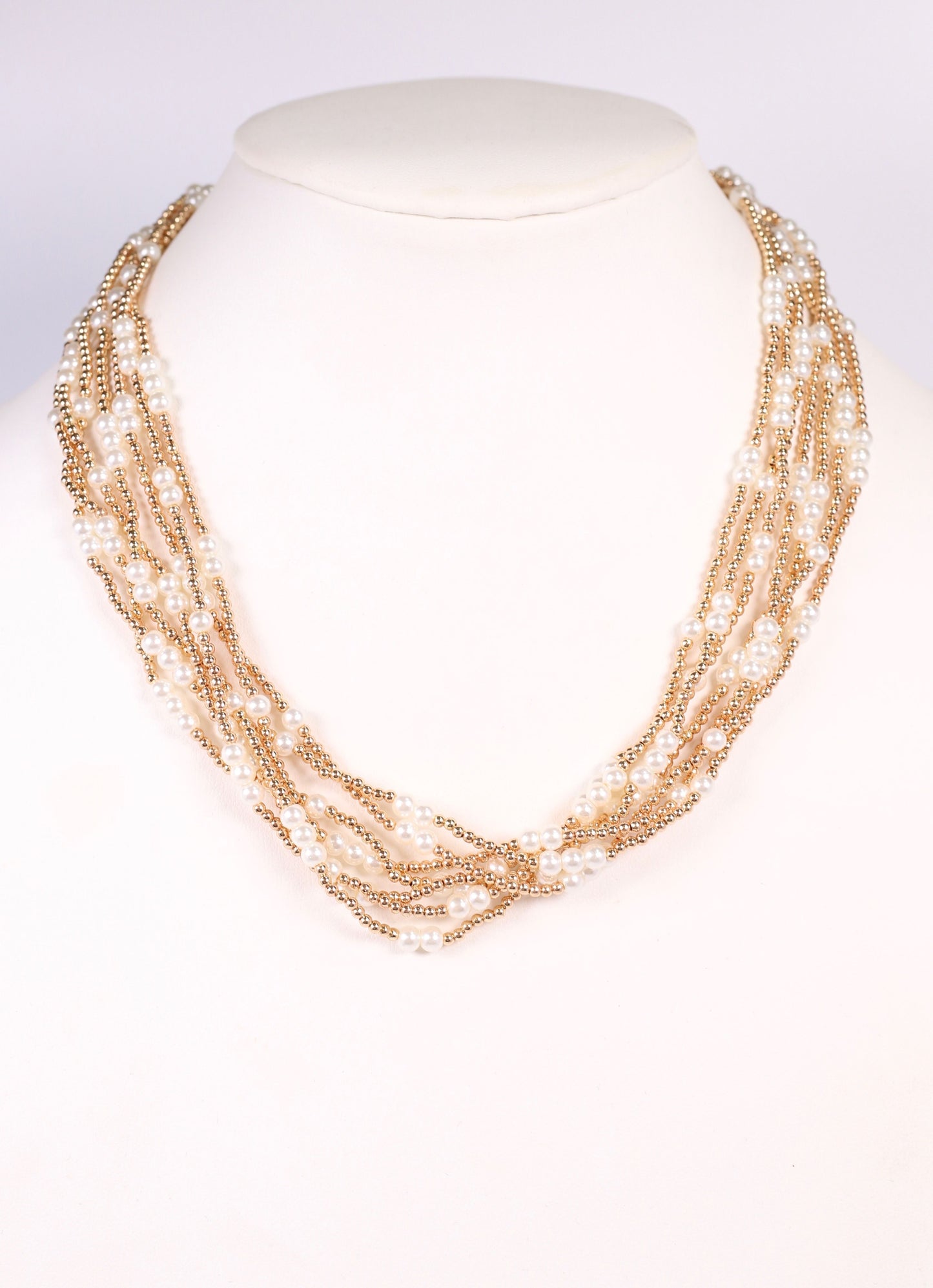 McCullers Beaded Necklace GOLD