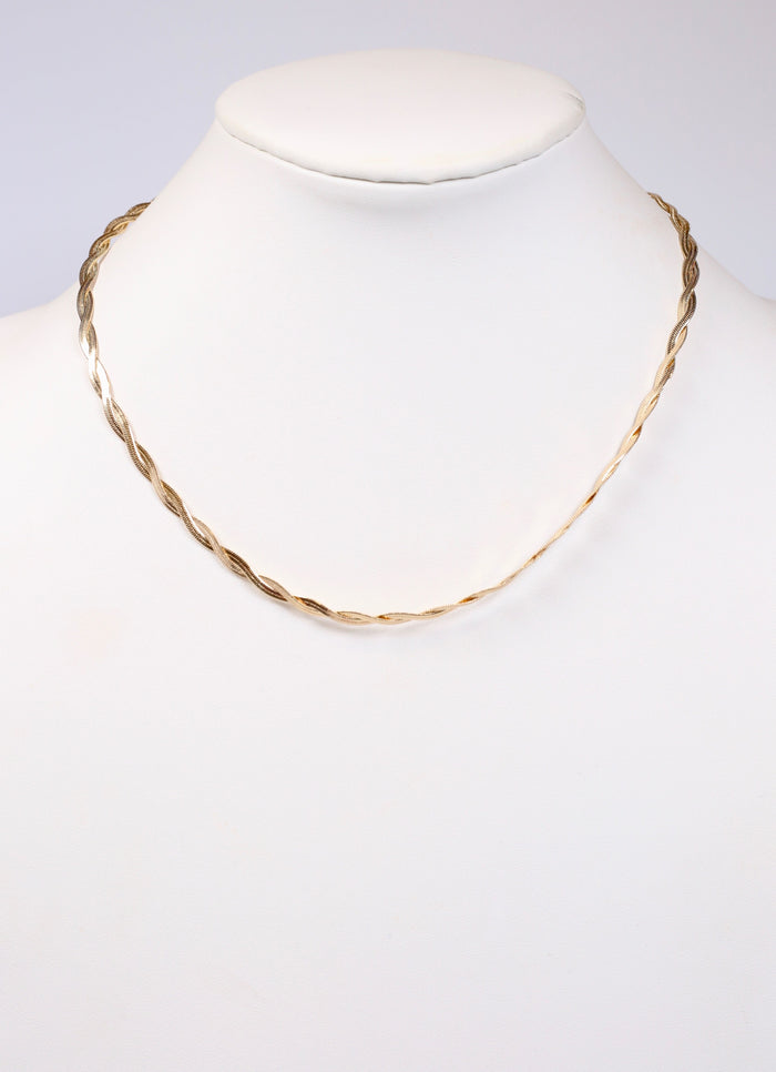 Arcola Twisted Necklace GOLD