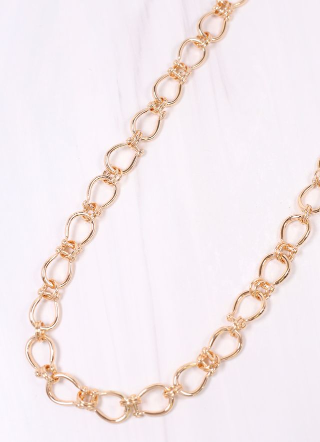 Cady Link Necklace GOLD