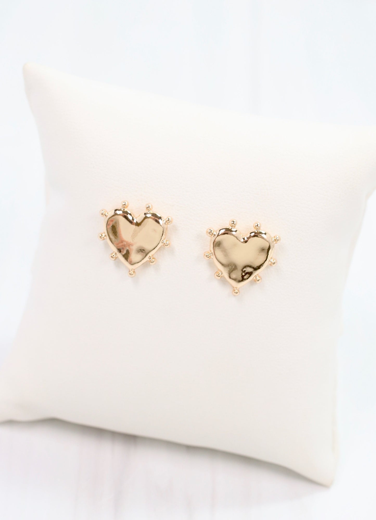 McPhail Heart Stud Earring GOLD