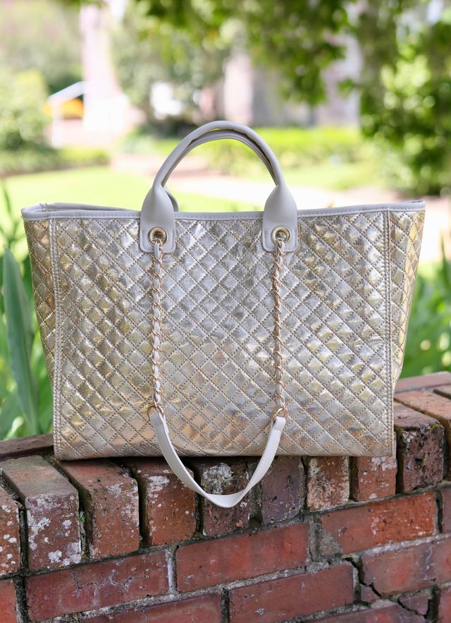 Melissa Tote Bag Champagne Pop