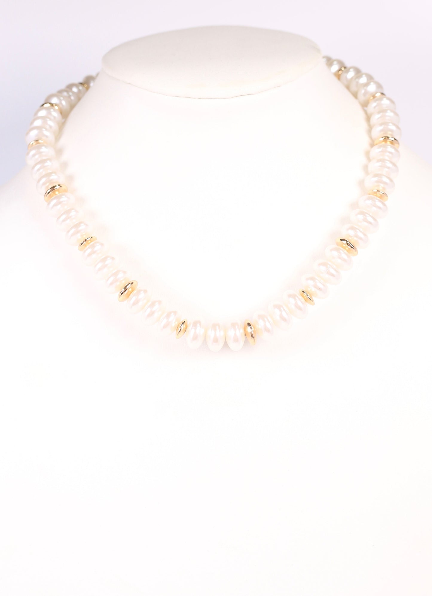 Rumer Pearl Necklace CREAM