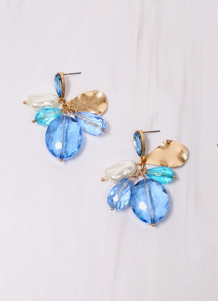 Sylvan Jewel Cluster Earring BLUE