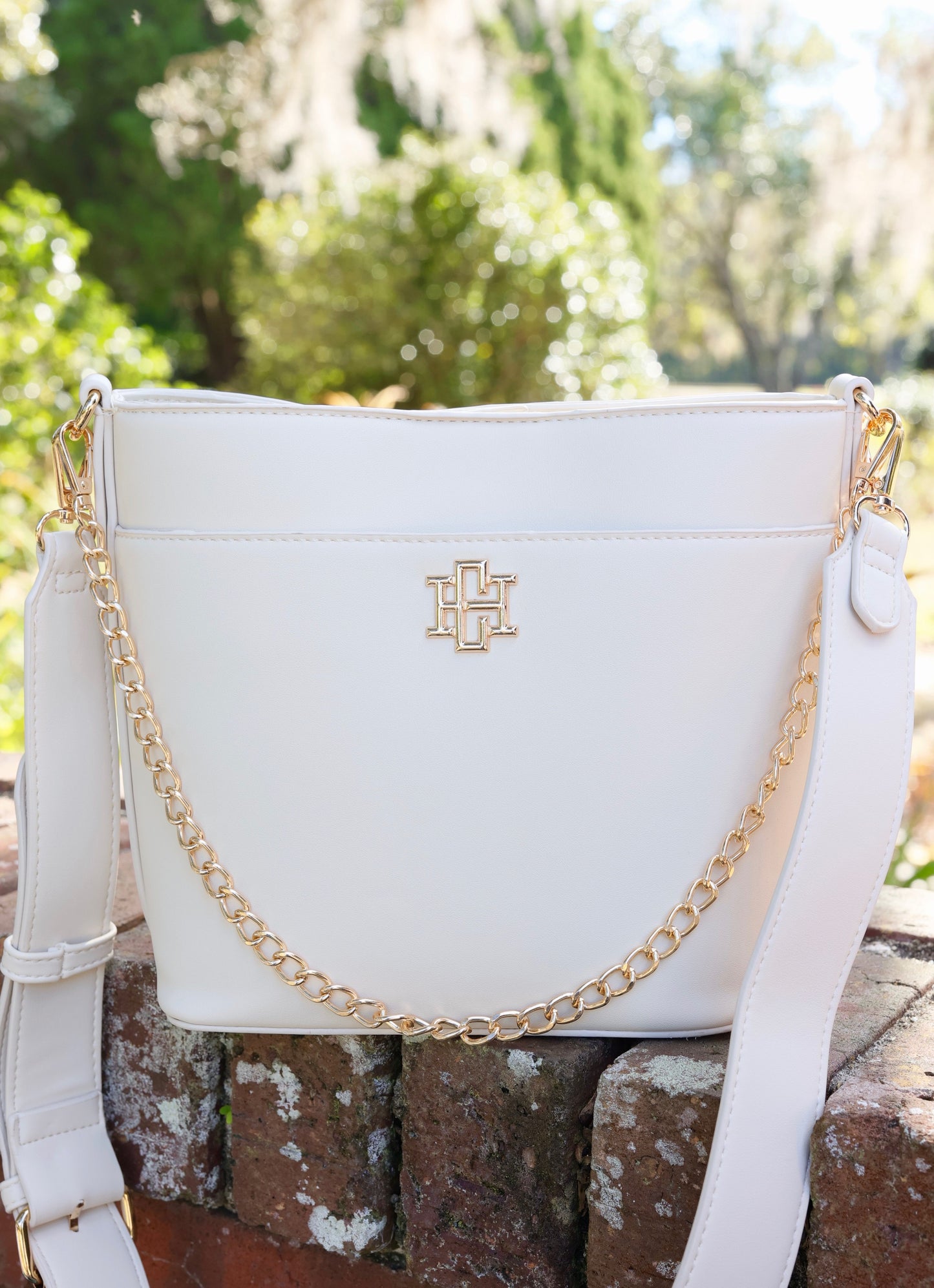 Brielle Bucket Bag Cream