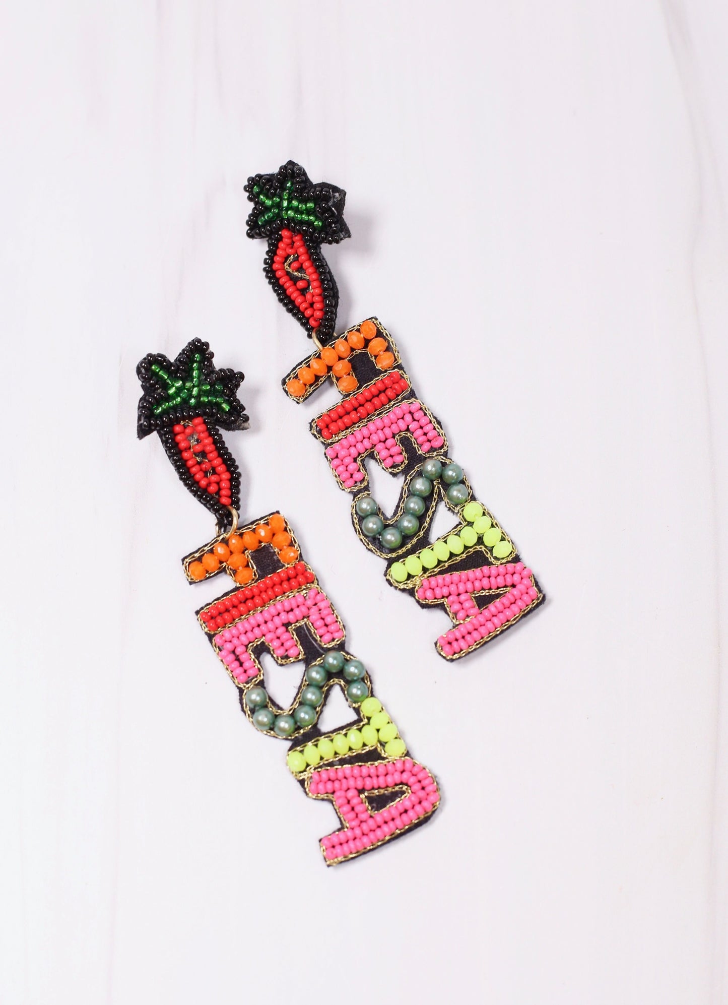 Fiesta Beaded Drop Earring MULTI