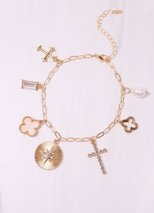 Mipsy Charm Bracelet GOLD