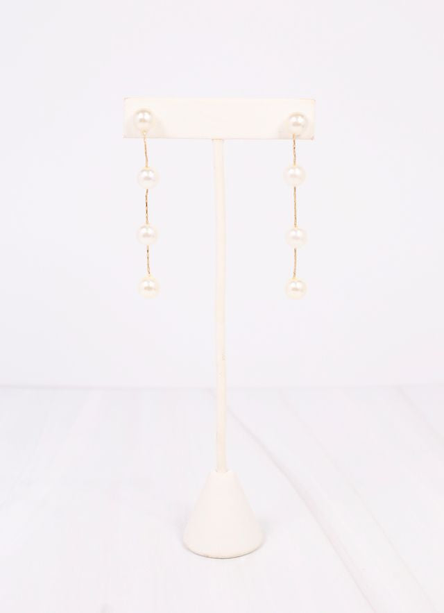 Barton Pearl Drop Earring CREAM