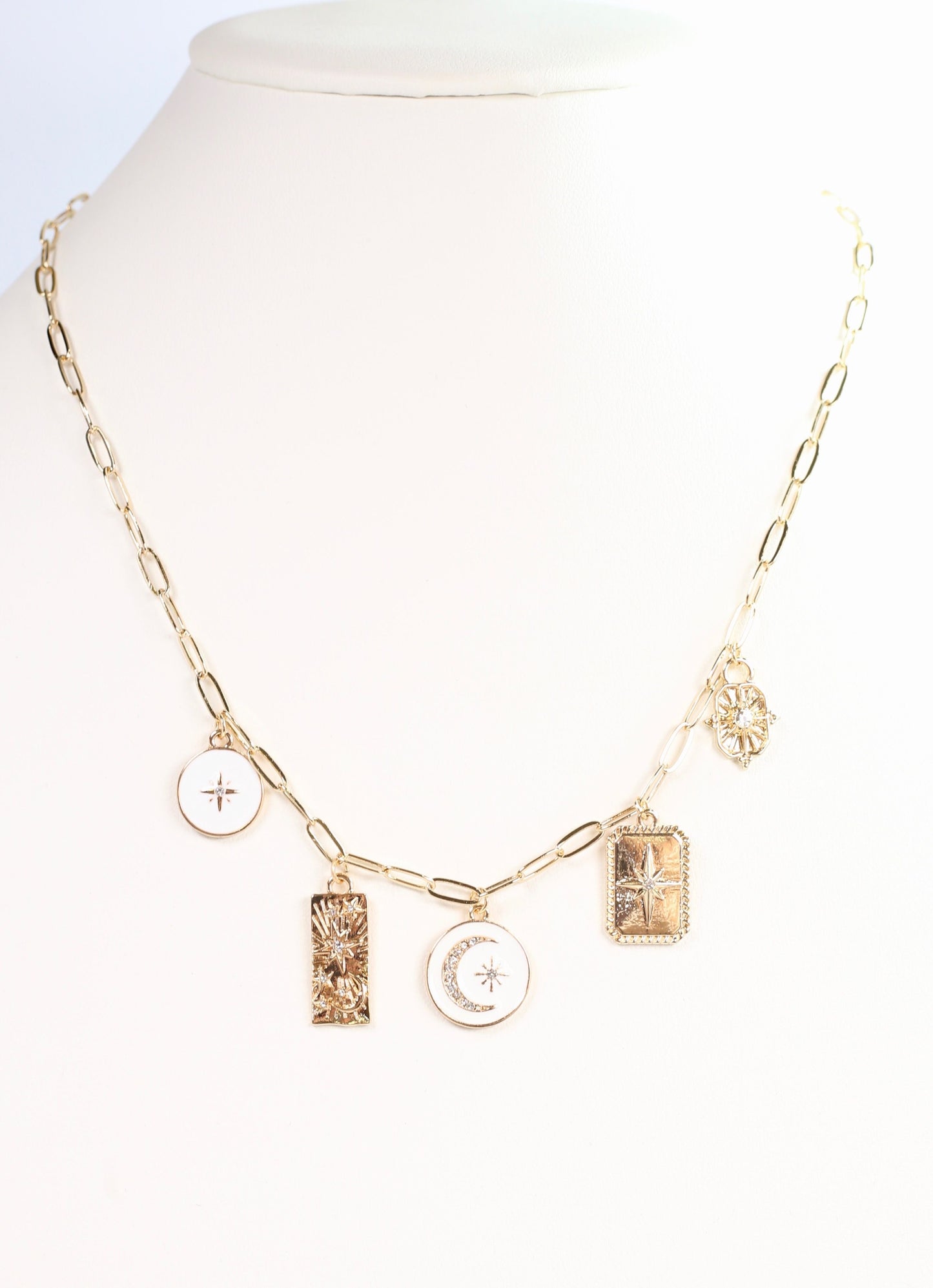 Ernie Charm Necklace Gold