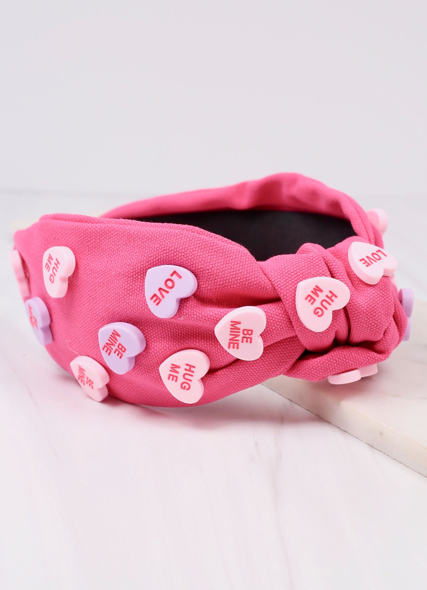 Hug Me Hearts Headband PINK MULTI