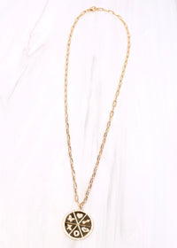 Winneway CZ Charm Necklace GOLD