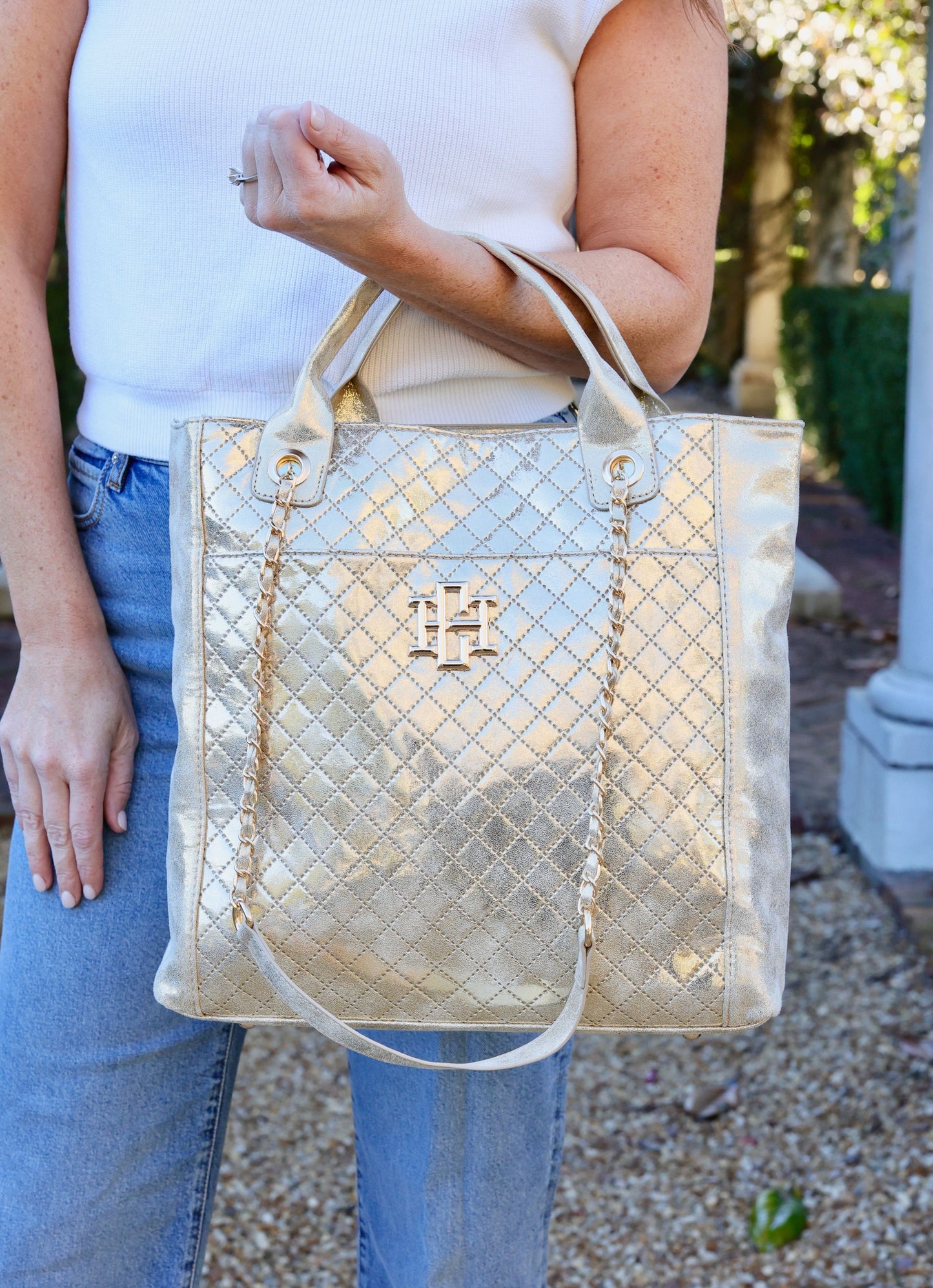 Kinzley Tote Champagne Pop