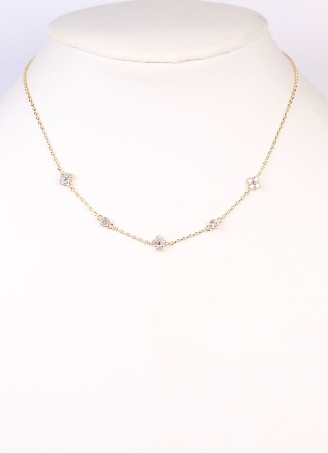 Rayane CZ Necklace GOLD