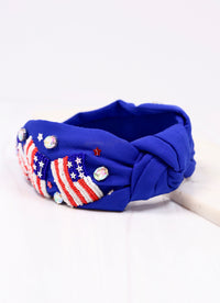 Grand ol' Flag Headband BLUE