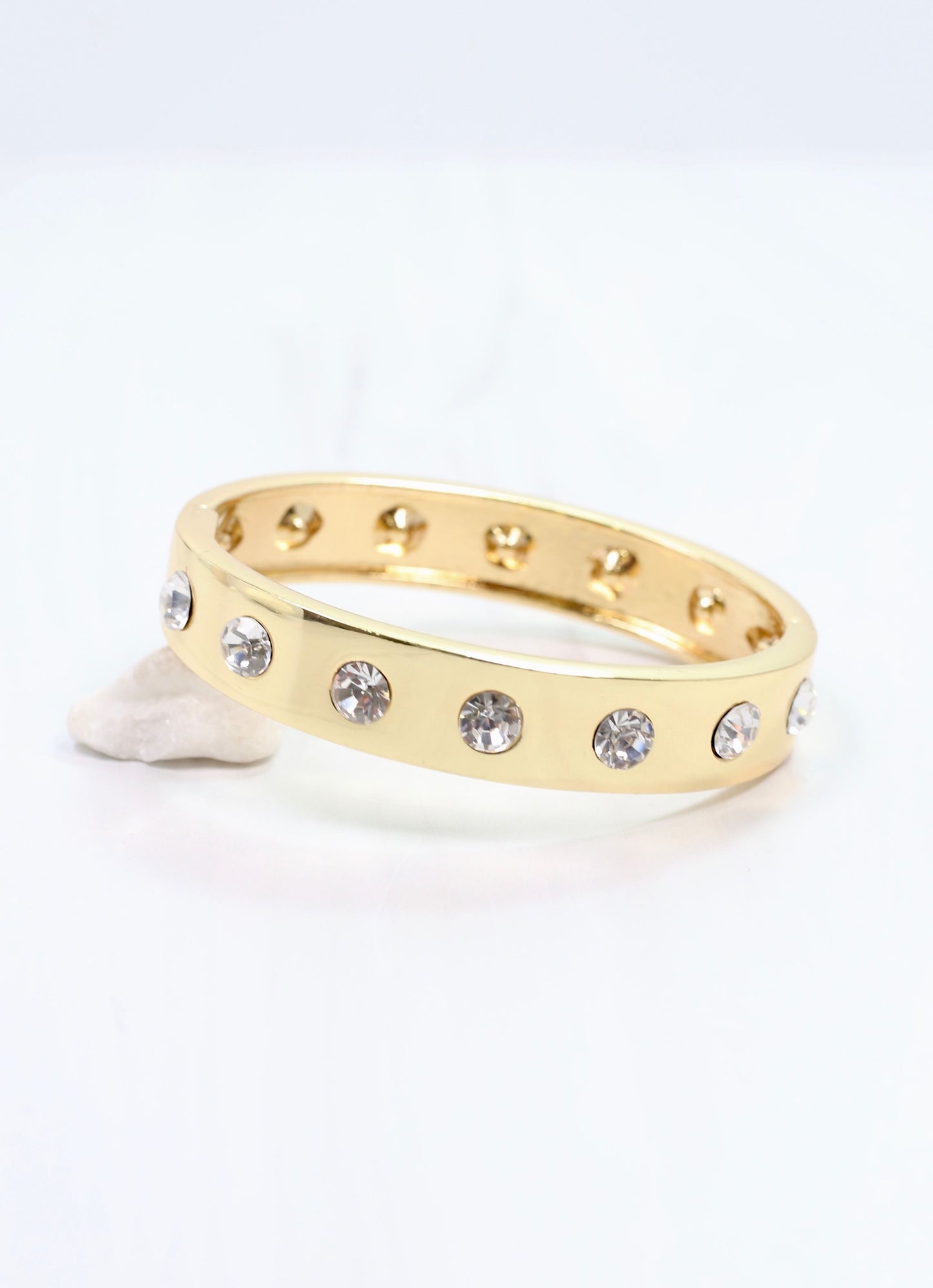 Hartman CZ Bangle Bracelet Gold