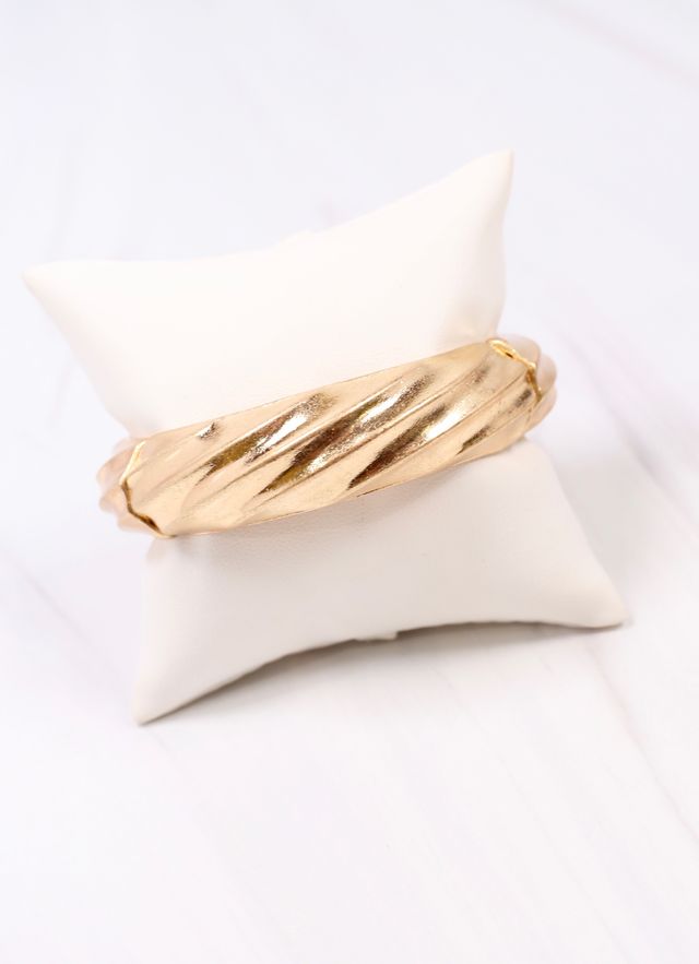 Patil Wavy Metal Bracelet GOLD