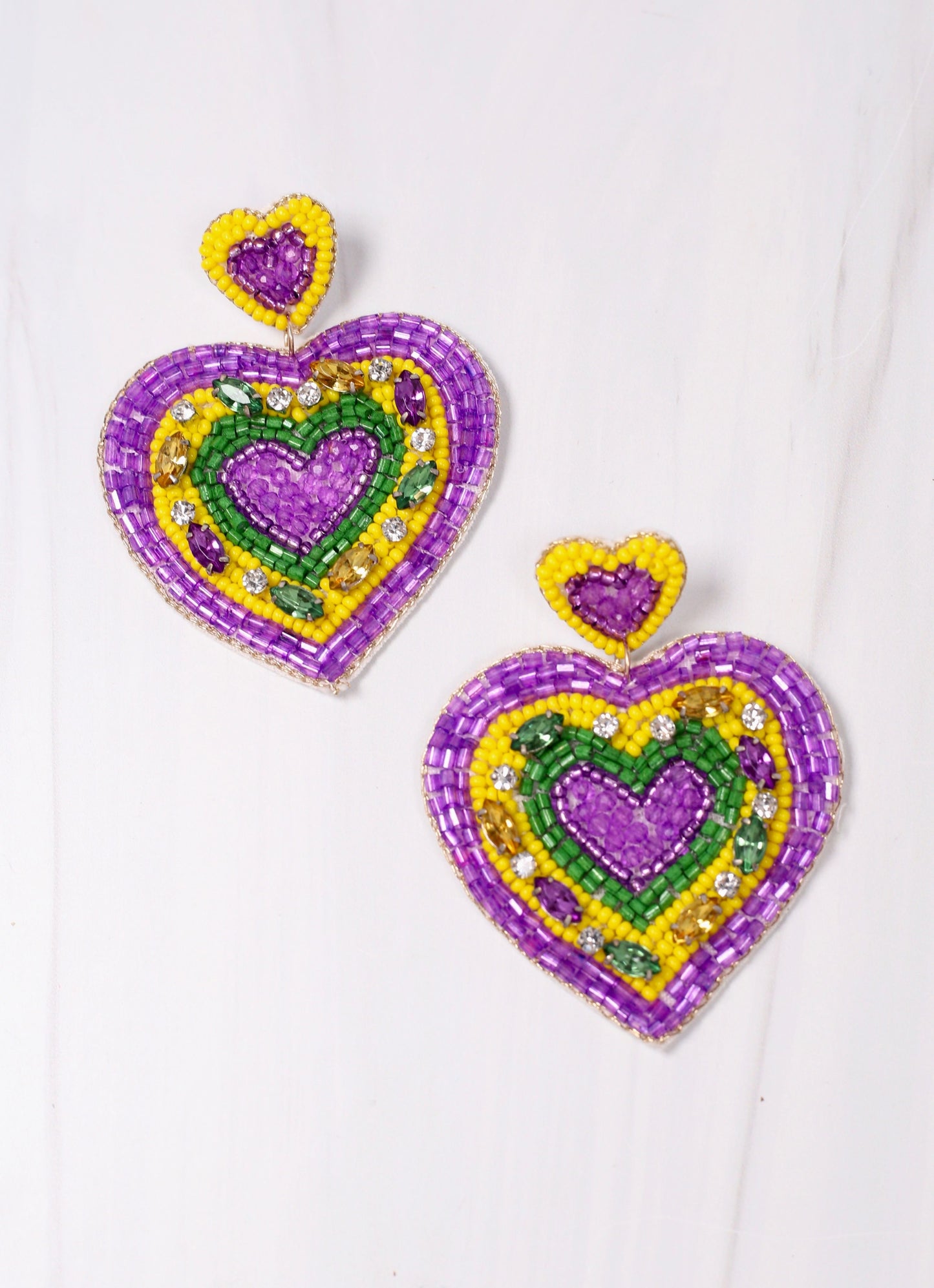 Mardi Love Heart Earring MULTI