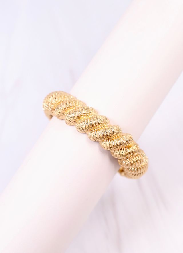 Governor Twisted Stretch Bracelet Gold