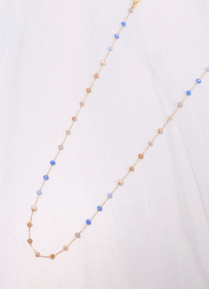 Dunbar Beaded Necklace BLUE