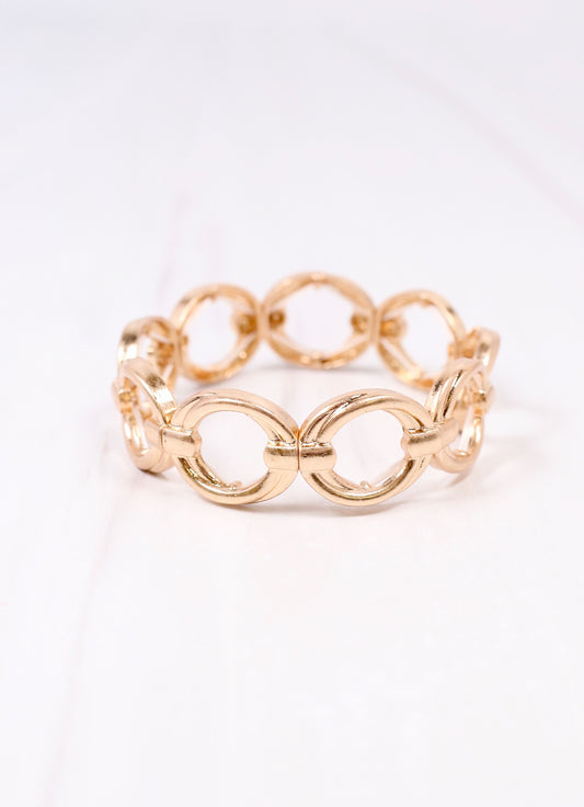 Sampson Stretch Bracelet WORN GOLD