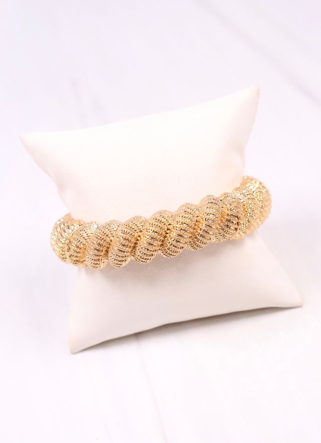 Governor Twisted Stretch Bracelet GOLD