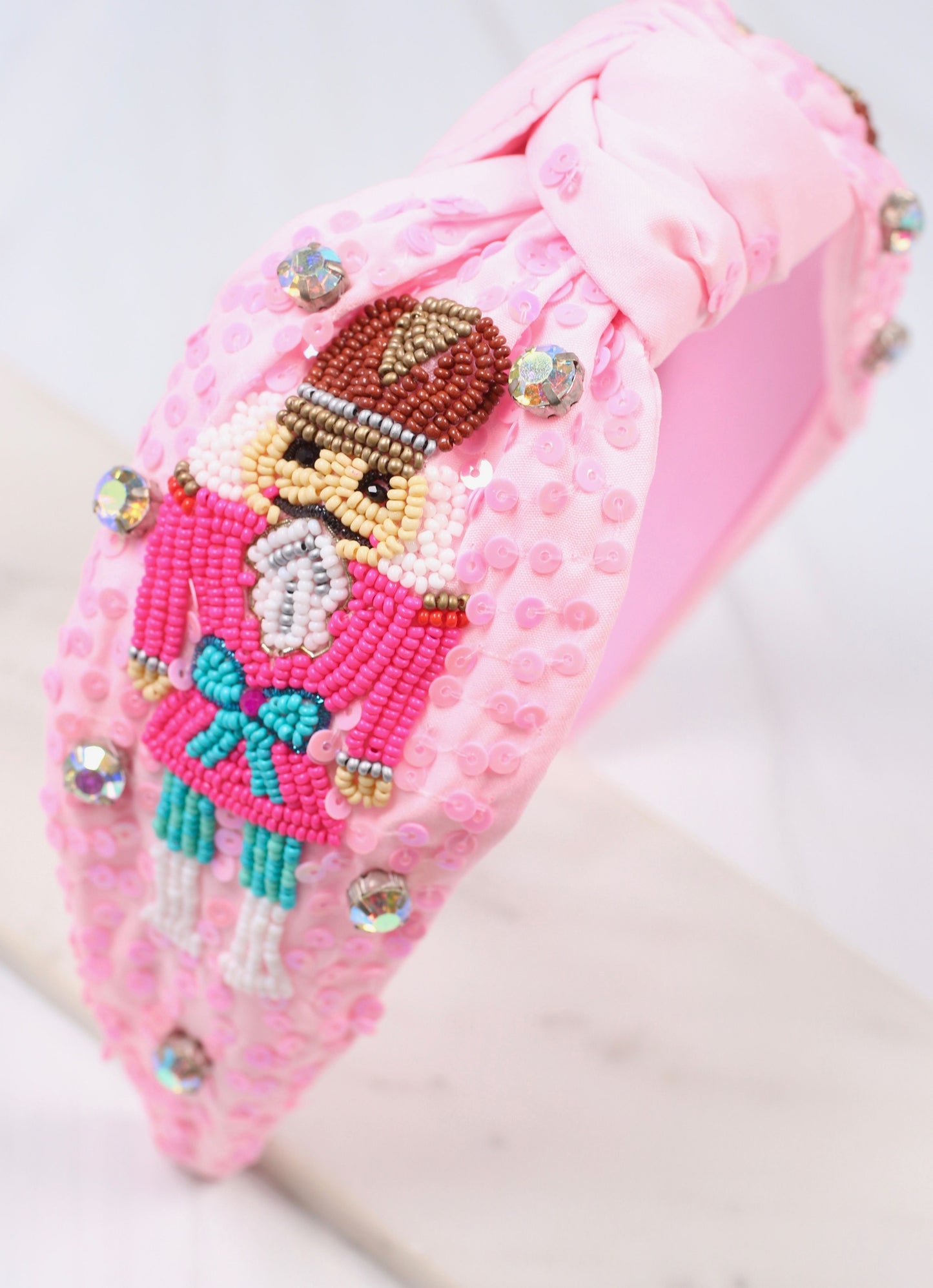 Nutcracker Sequin Headband Pink