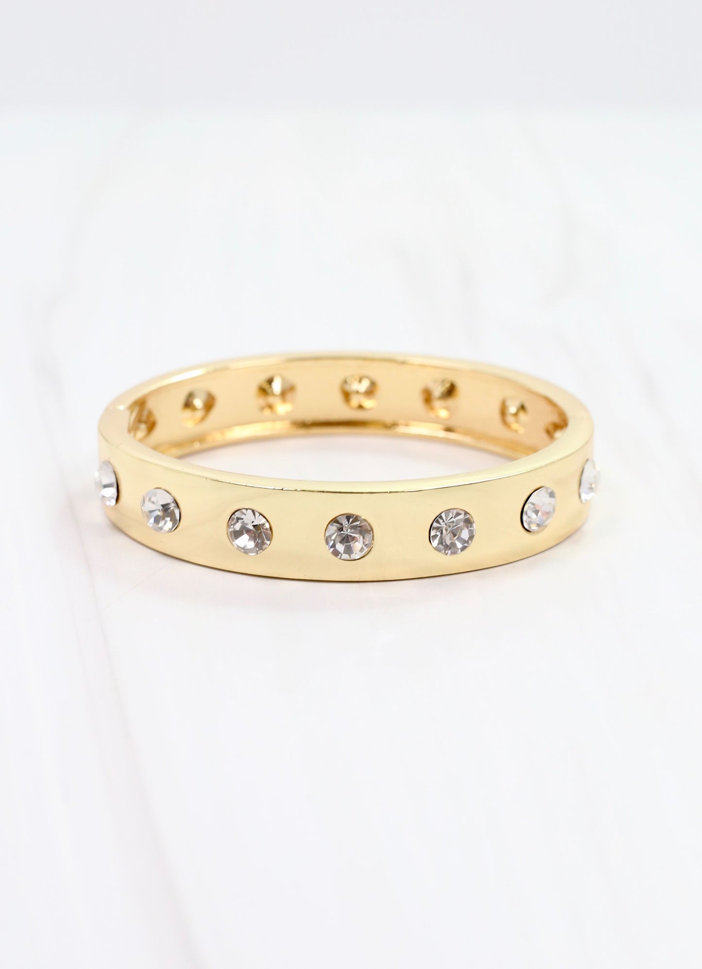 Hartman CZ Bangle Bracelet Gold