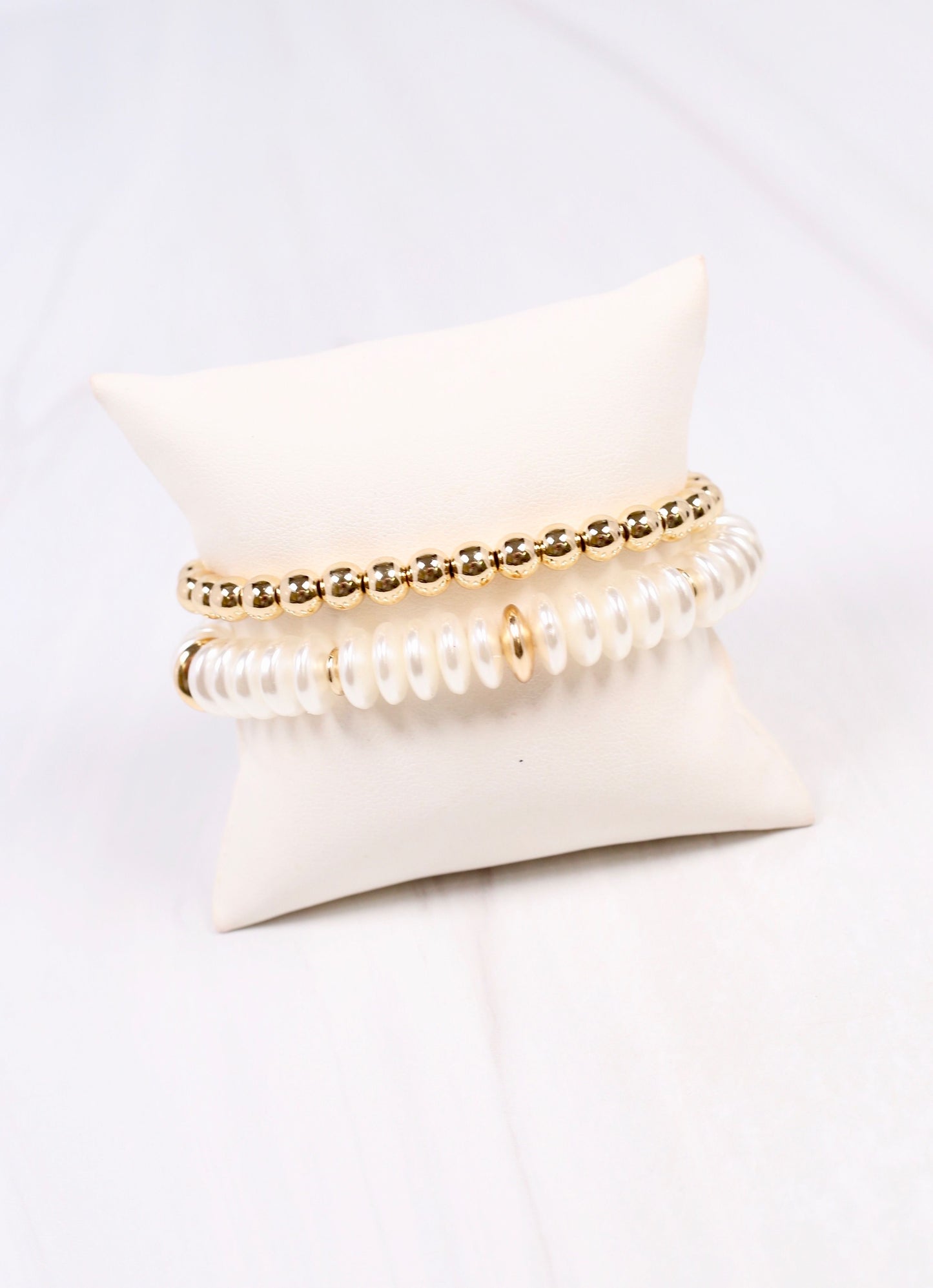 Tawni Pearl Bracelet Set GOLD