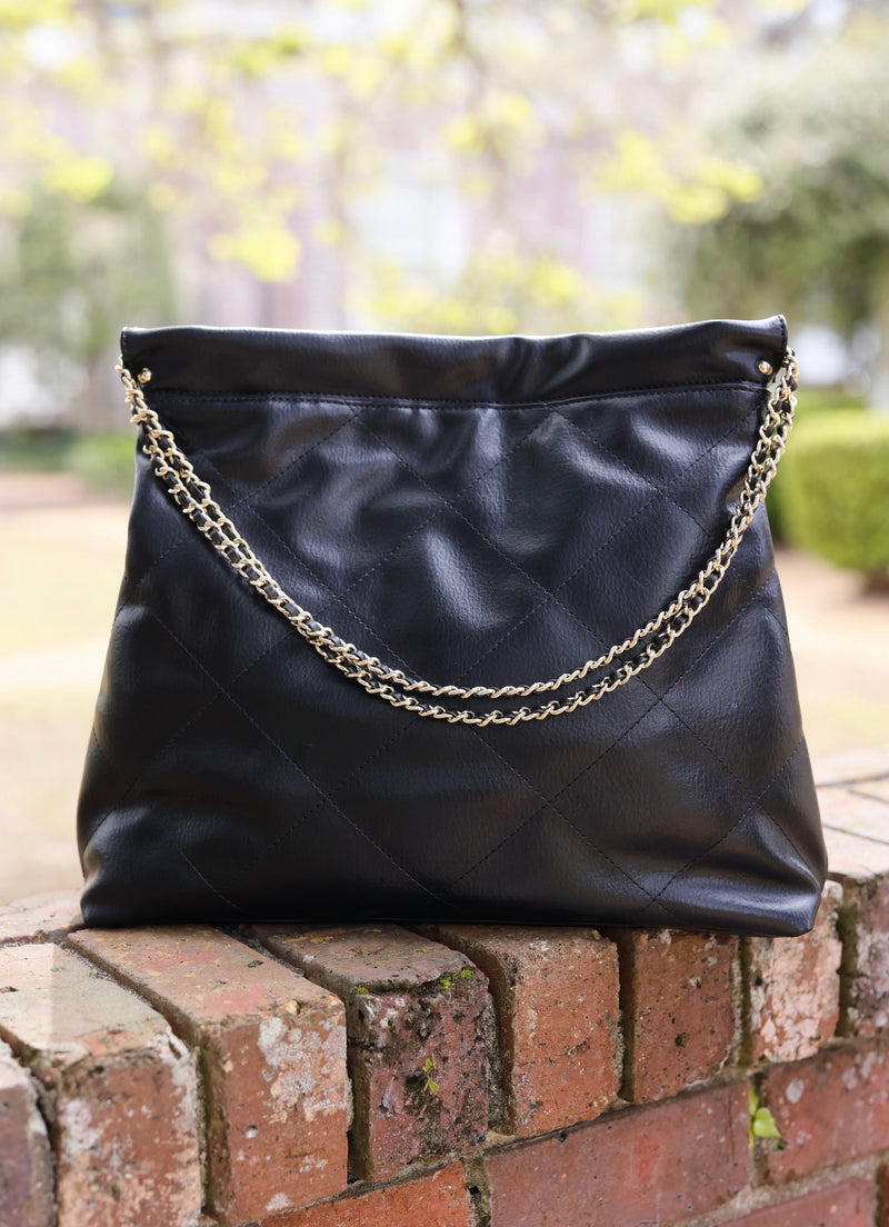 Harlow Tote with Pouch BLACK