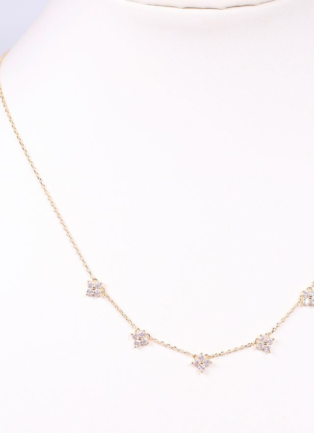 A Piece of Me CZ Necklace GOLD