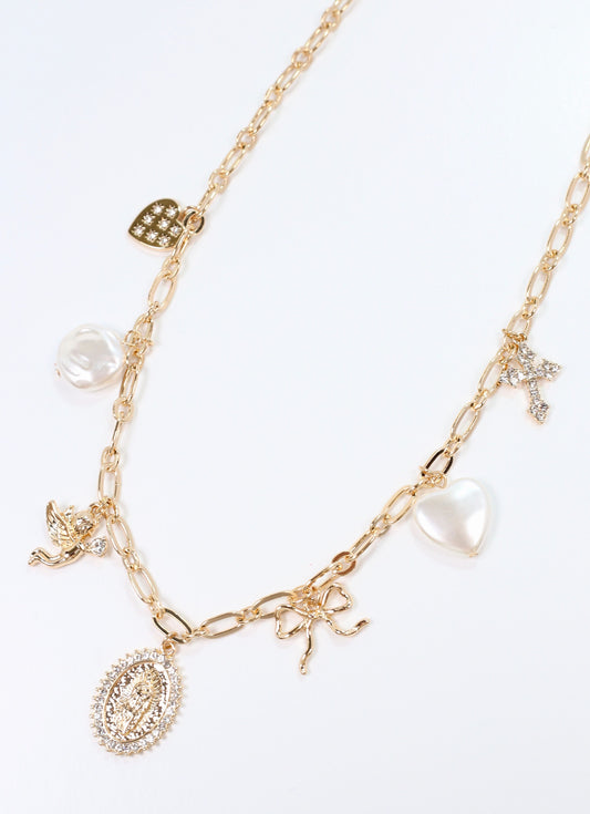 Mante Charm Necklace GOLD