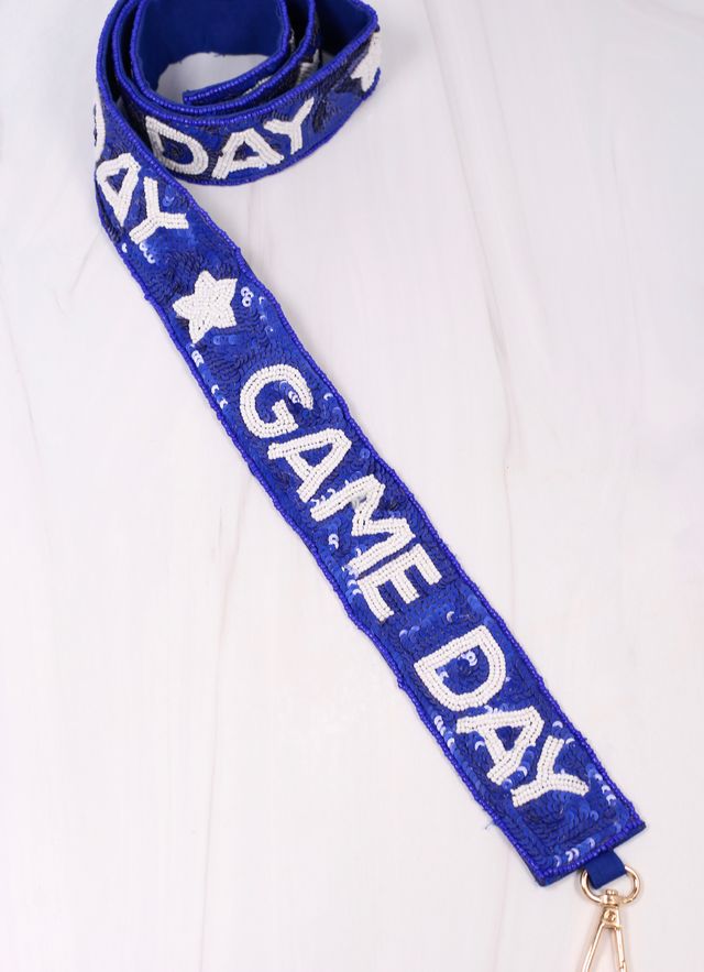 Game Day Spirit Sequin Strap BLUE