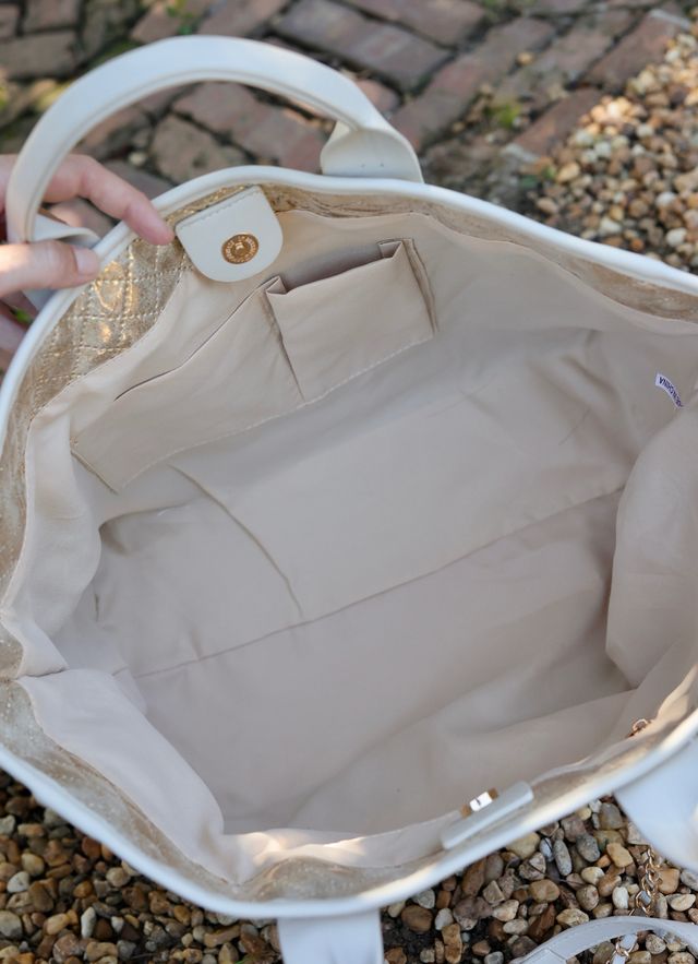 Hobo Carol handbag in popular Champagne Pearl