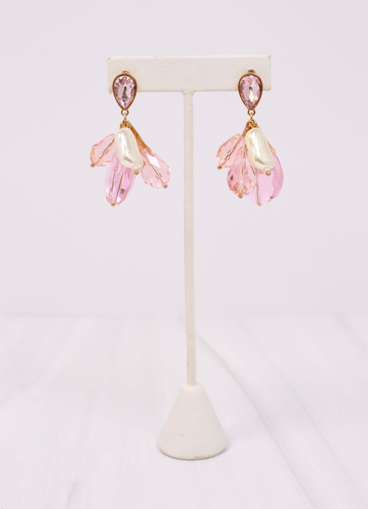 Sylvan Jewel Cluster Earring PINK