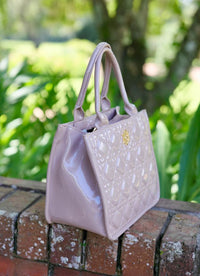 Ricky Mini Tote TAUPE PATENT LQ