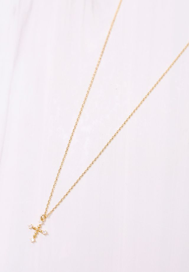 Berges Cross Necklace GOLD