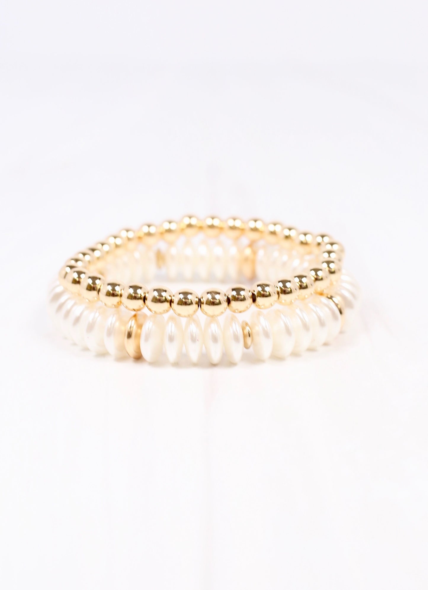 Tawni Pearl Bracelet Set GOLD