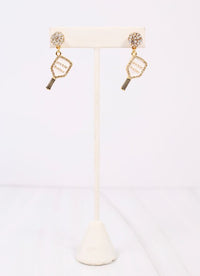 Pickle Baller Earring WHITE