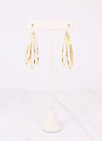 Lance Open Drop Earring GOLD