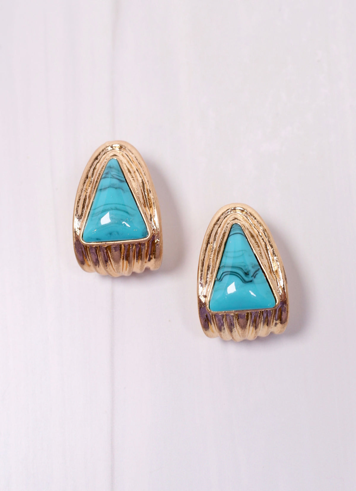 Durant Metal Drop Earring TURQUOISE